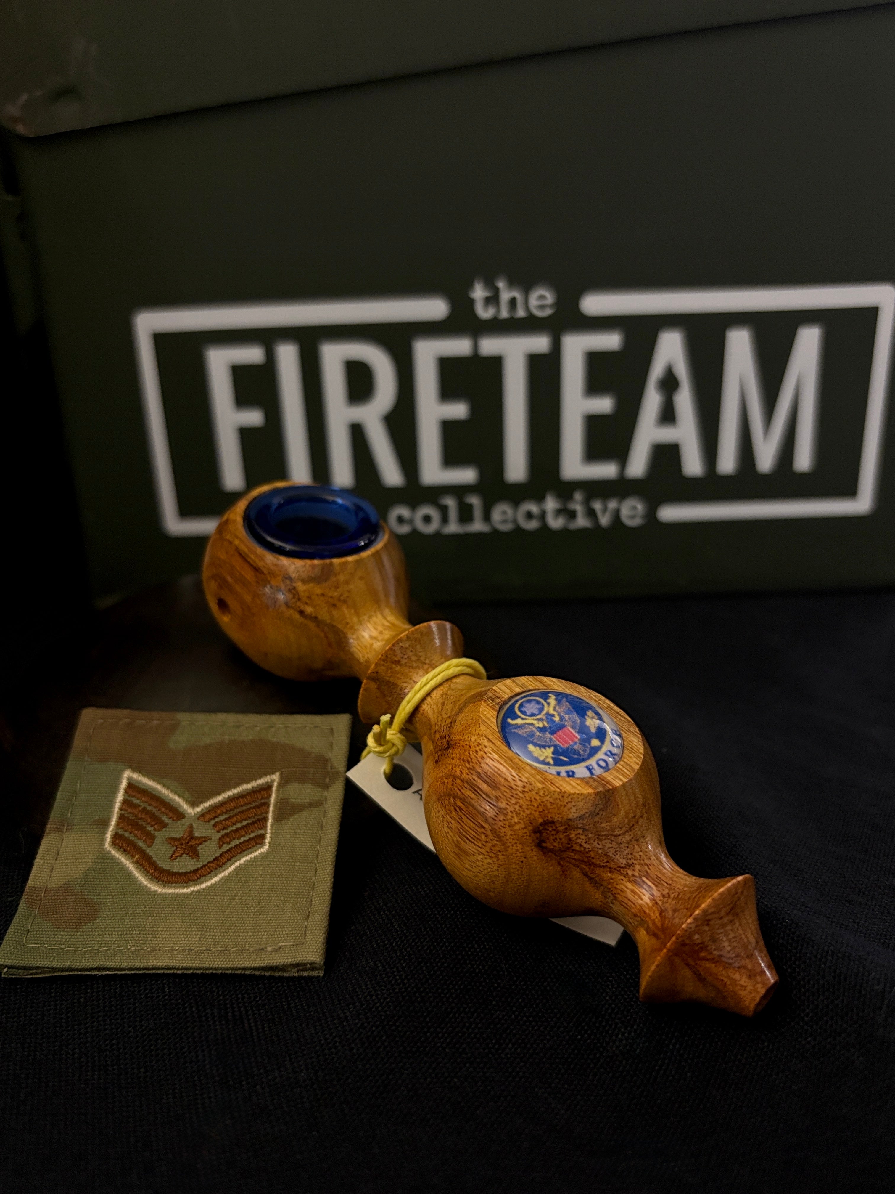 Air Force Edition -  5.5" Handcrafted Canarywood Wood Piece - The Fireteam Collective