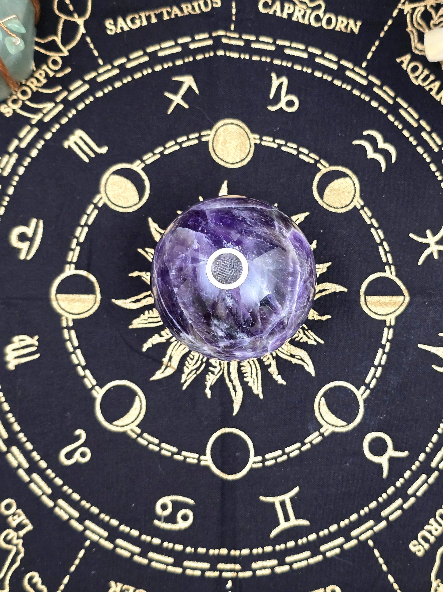 Amethyst Globe Gemstone Piece
