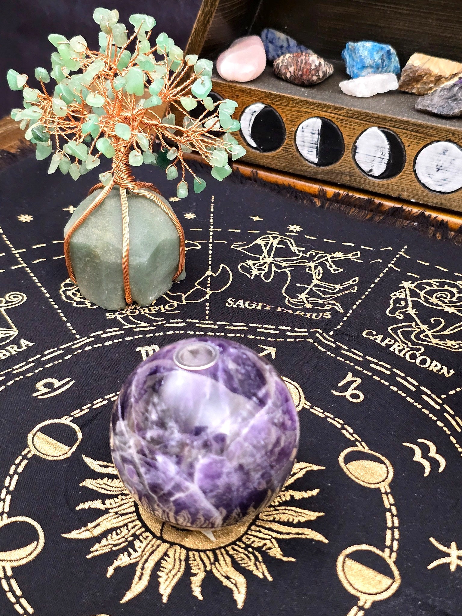 Amethyst Globe Gemstone Piece