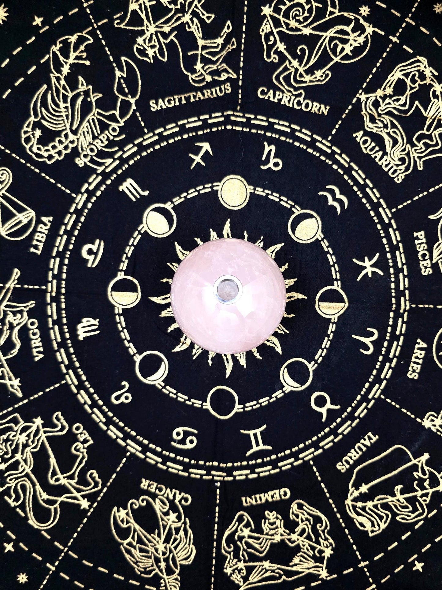 Rose Quartz Globe Gemstone Globe