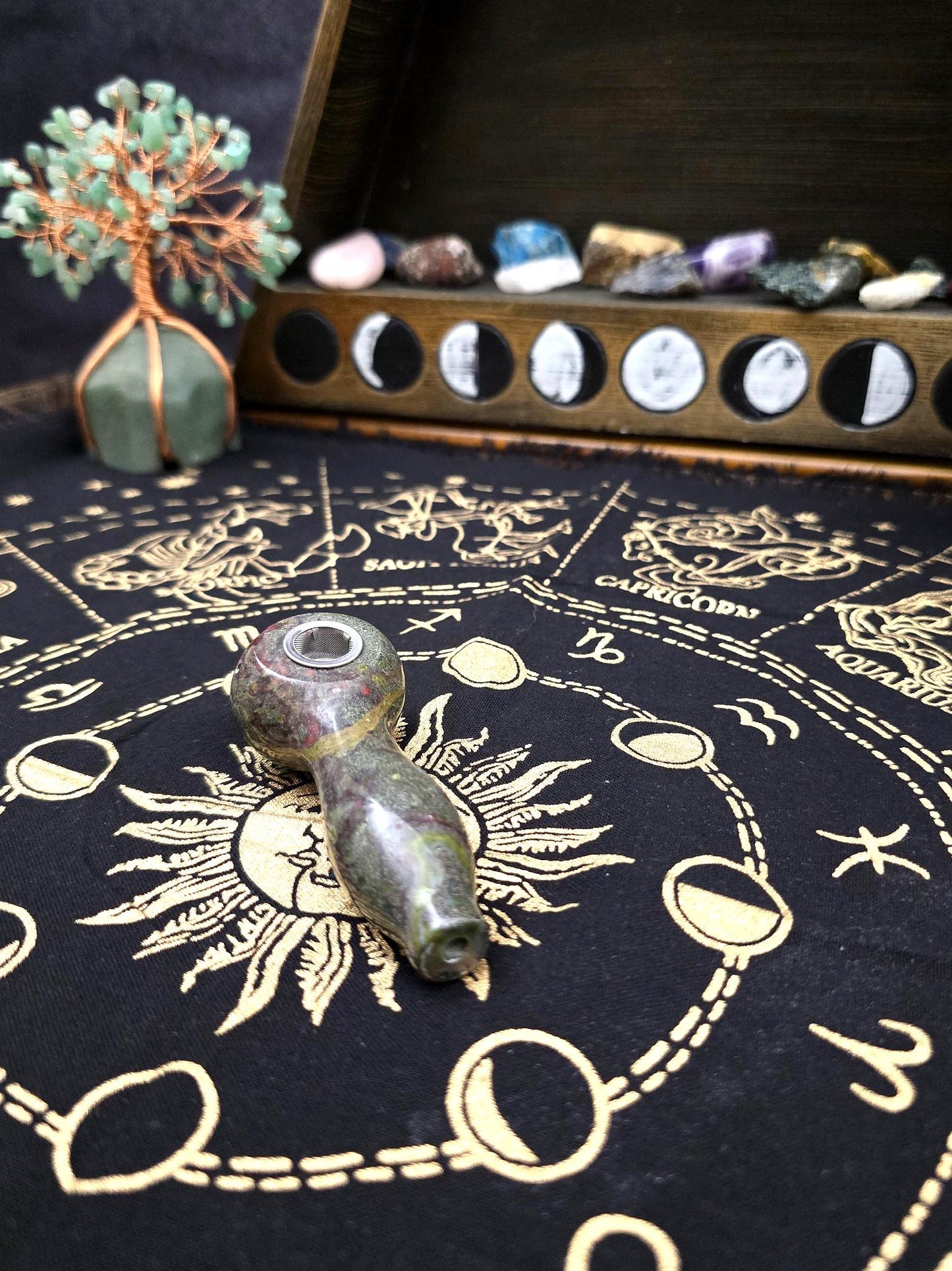 Dragon's Blood Gemstone Spoon