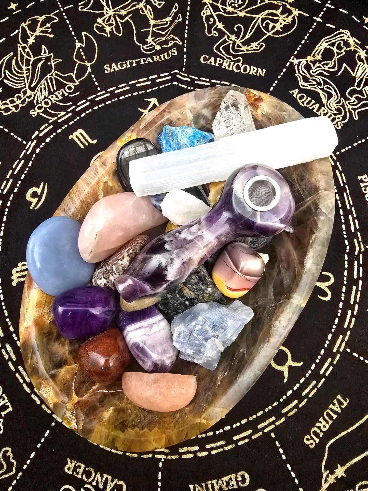 Amethyst Gemstone Spoon