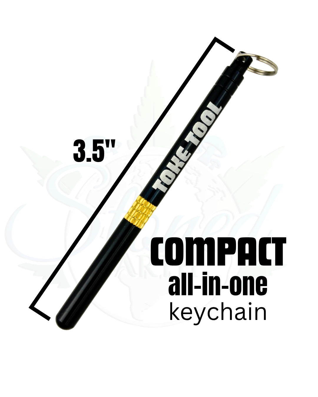Army Edition Toke Tool - Pick, Pack, Scoop - All-in-One Keychain Accessory