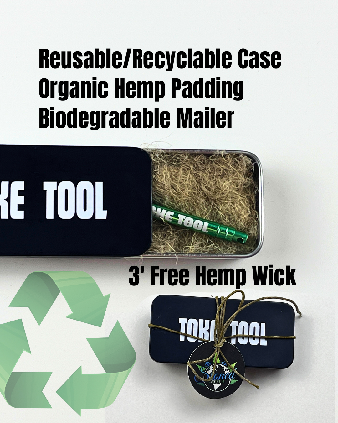 The Toke Tool - OG Brass, Black, Green, Blue, Pink, or Red