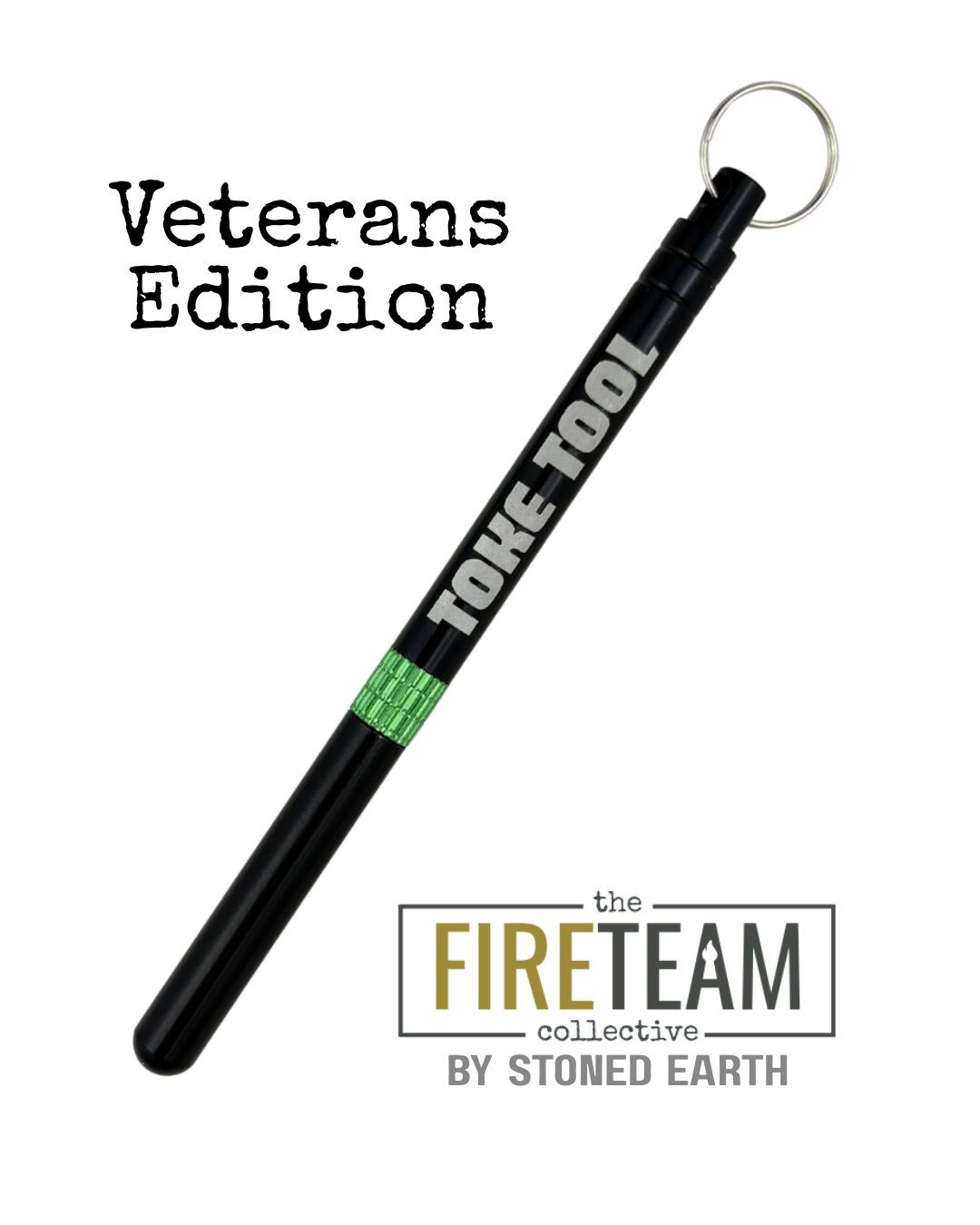Veterans Edition Toke Tool - Pick, Pack, Scoop - All-in-One Keychain Accessory