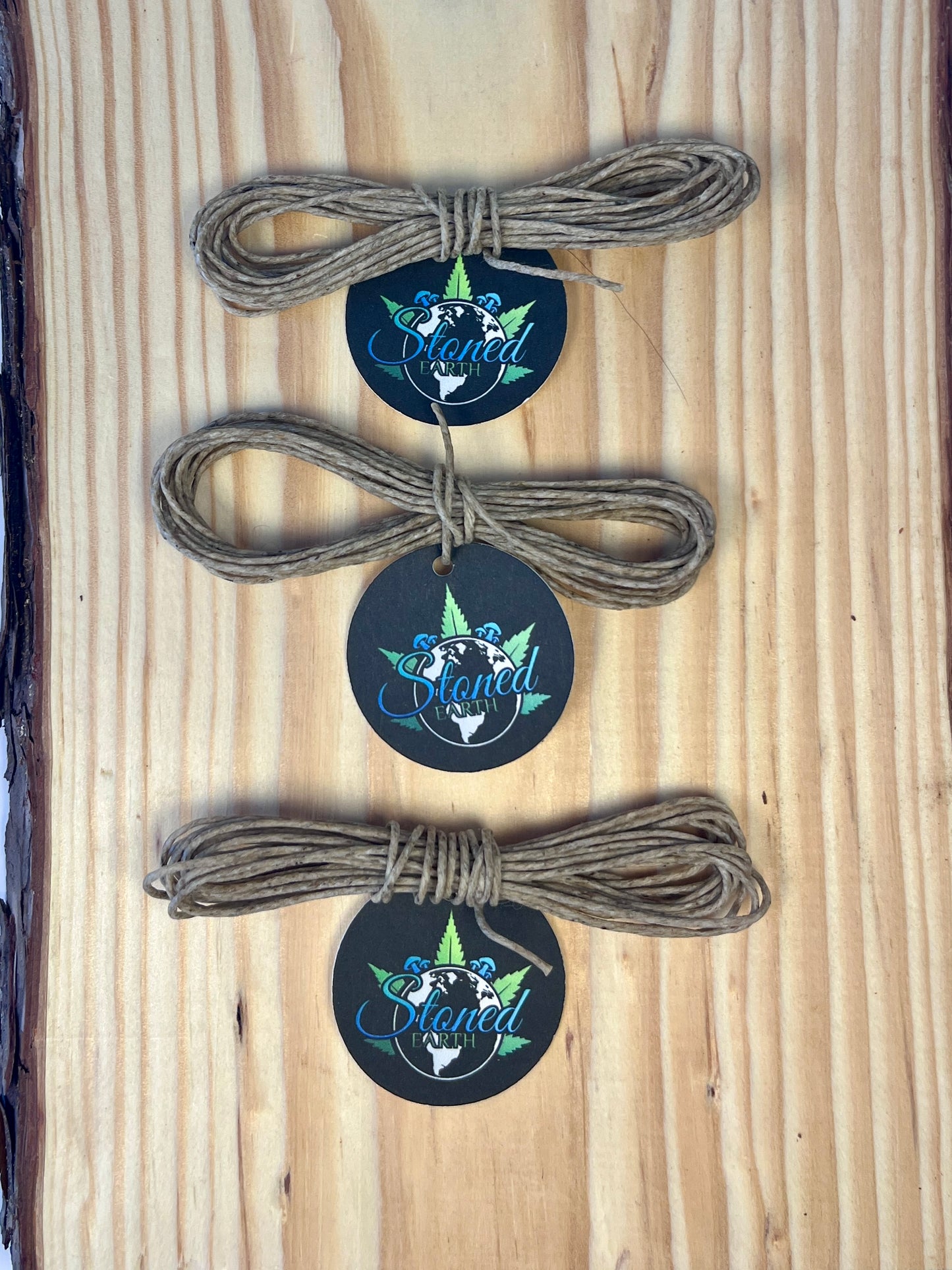 Organic Hemp Wick - 30 feet (3 x 10ft bundles) by Stoned Earth