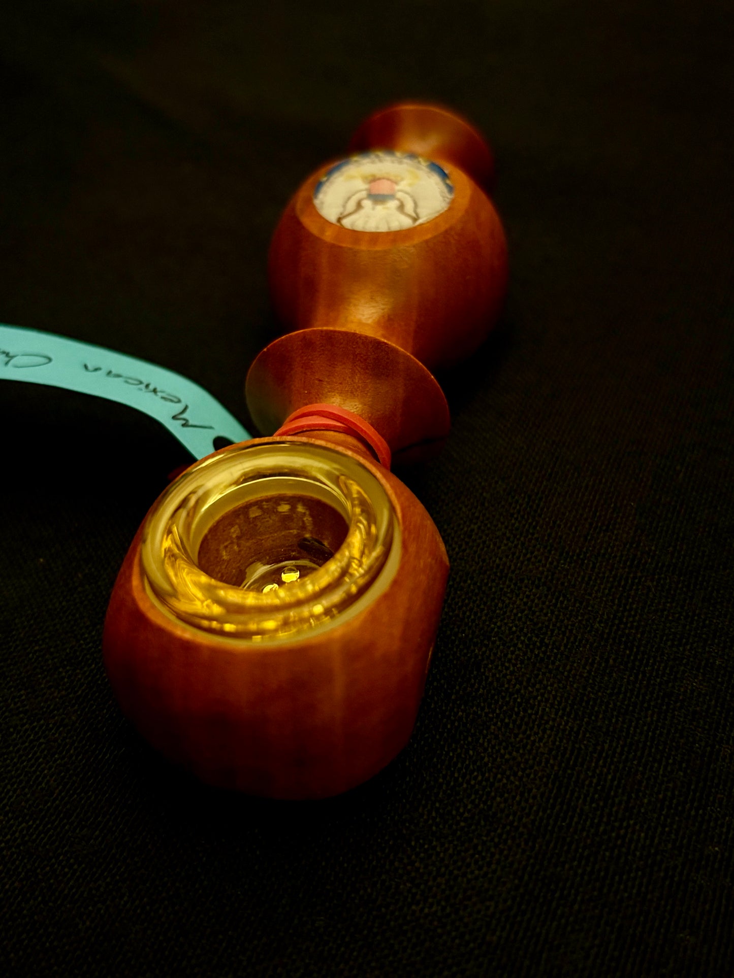Navy Edition -  5.5" Handcrafted Chakte Viga Wood Piece - The Fireteam Collective
