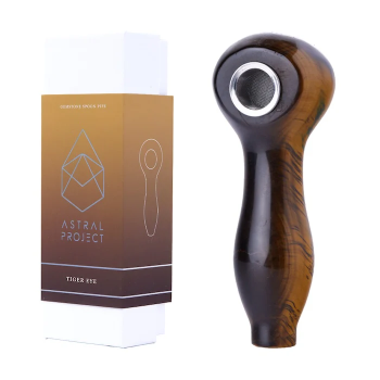 Tiger's Eye Gemstone Spoon