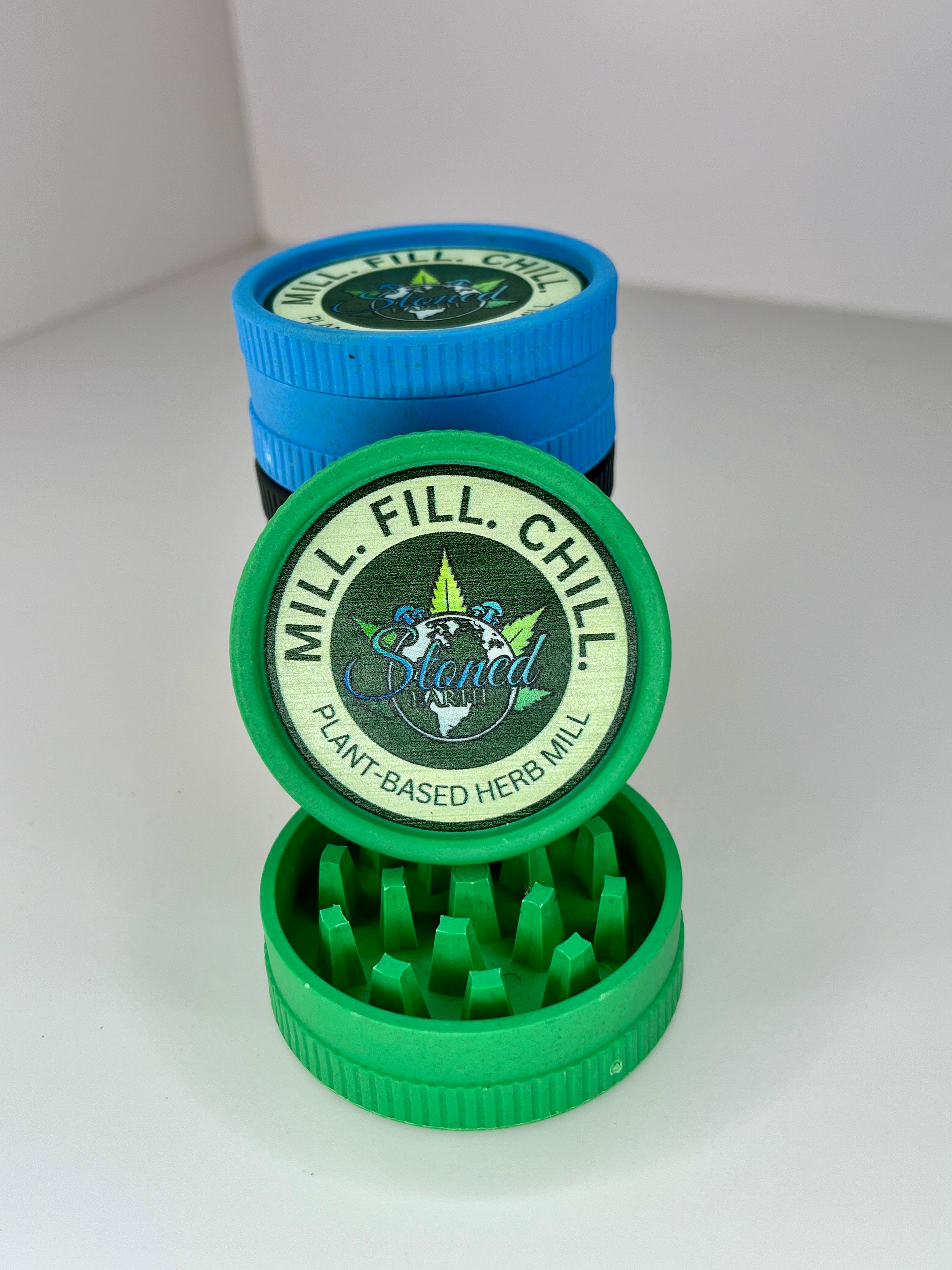 Biodegradable, 2-pc Hemp-based Herb Mill/Grinder (2-PACK)