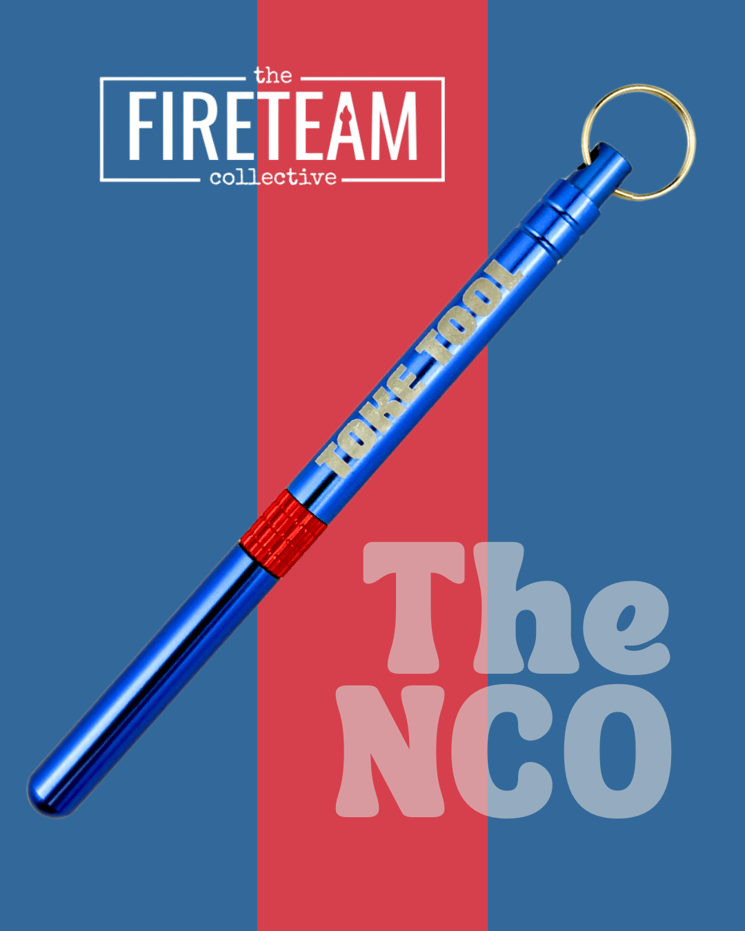 The NCO Edition Toke Tool - Pick, Pack, Scoop - All-in-One Keychain Accessory