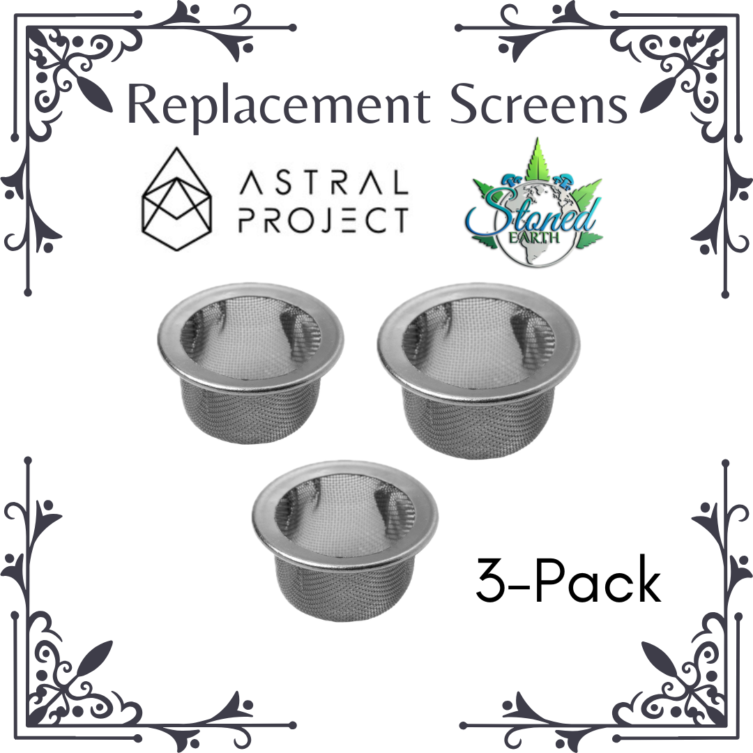 3-Pack Replacement Screens for Astral Project Gemstone Pieces