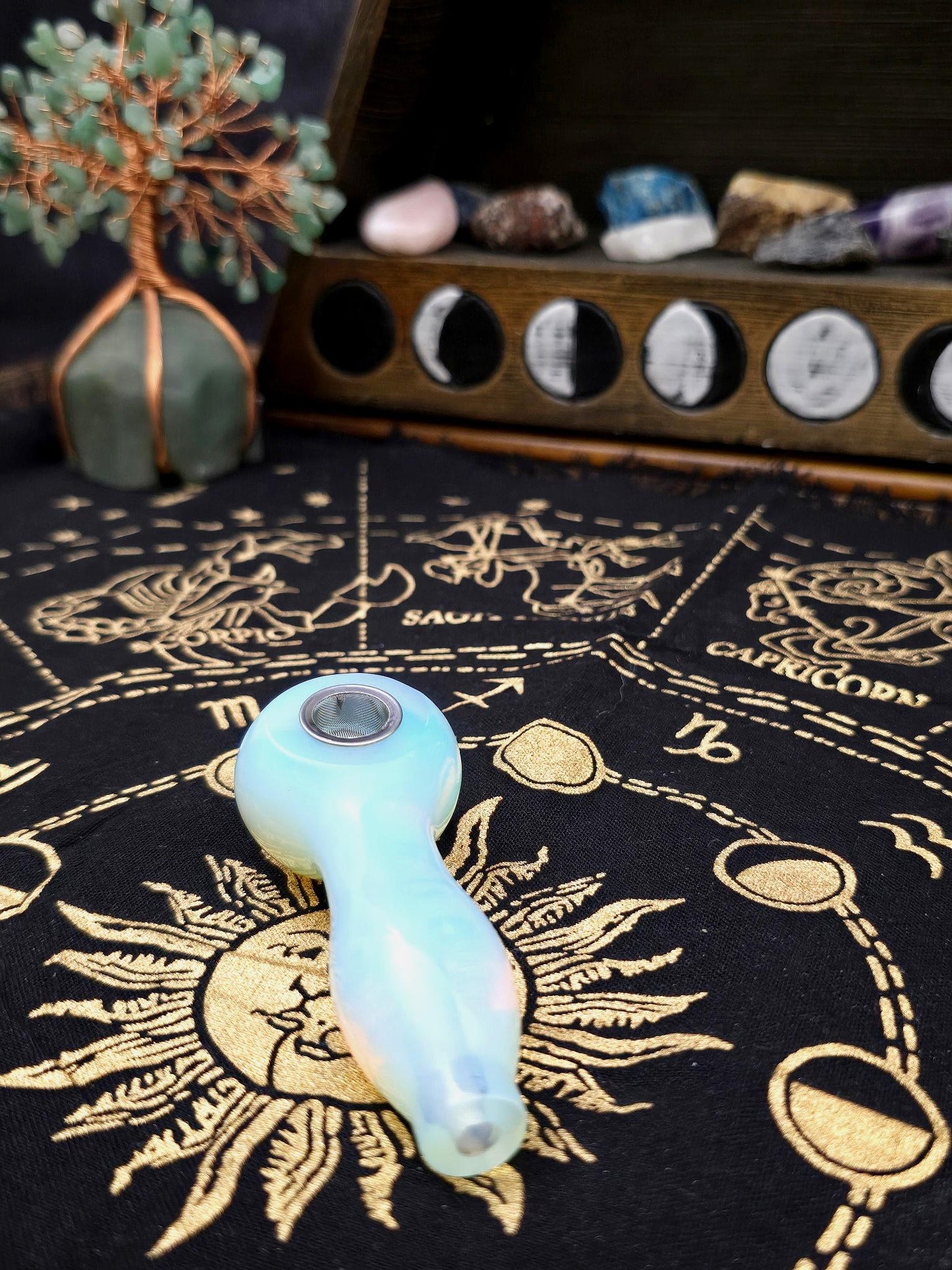 Opalite Gemstone Spoon