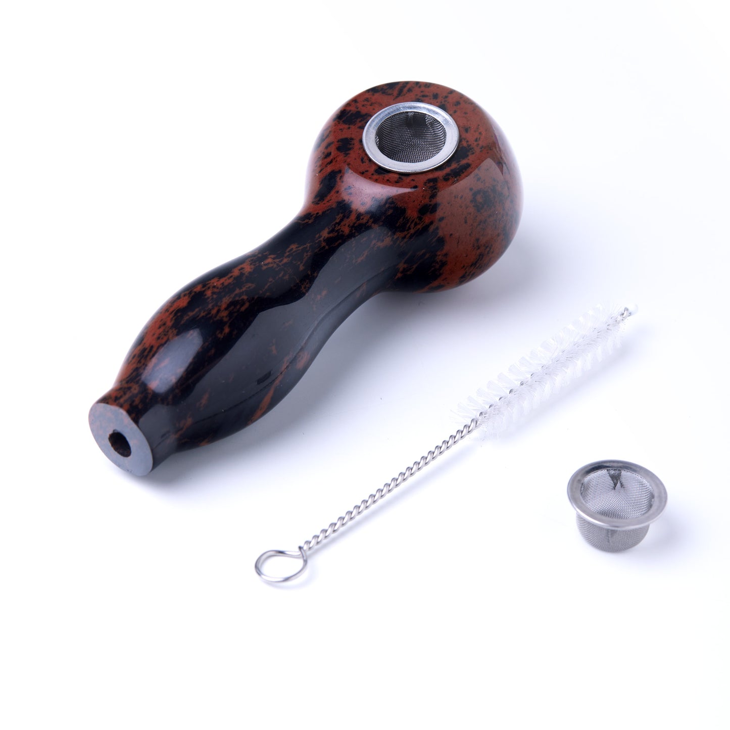 Red Obsidian Gemstone Spoon