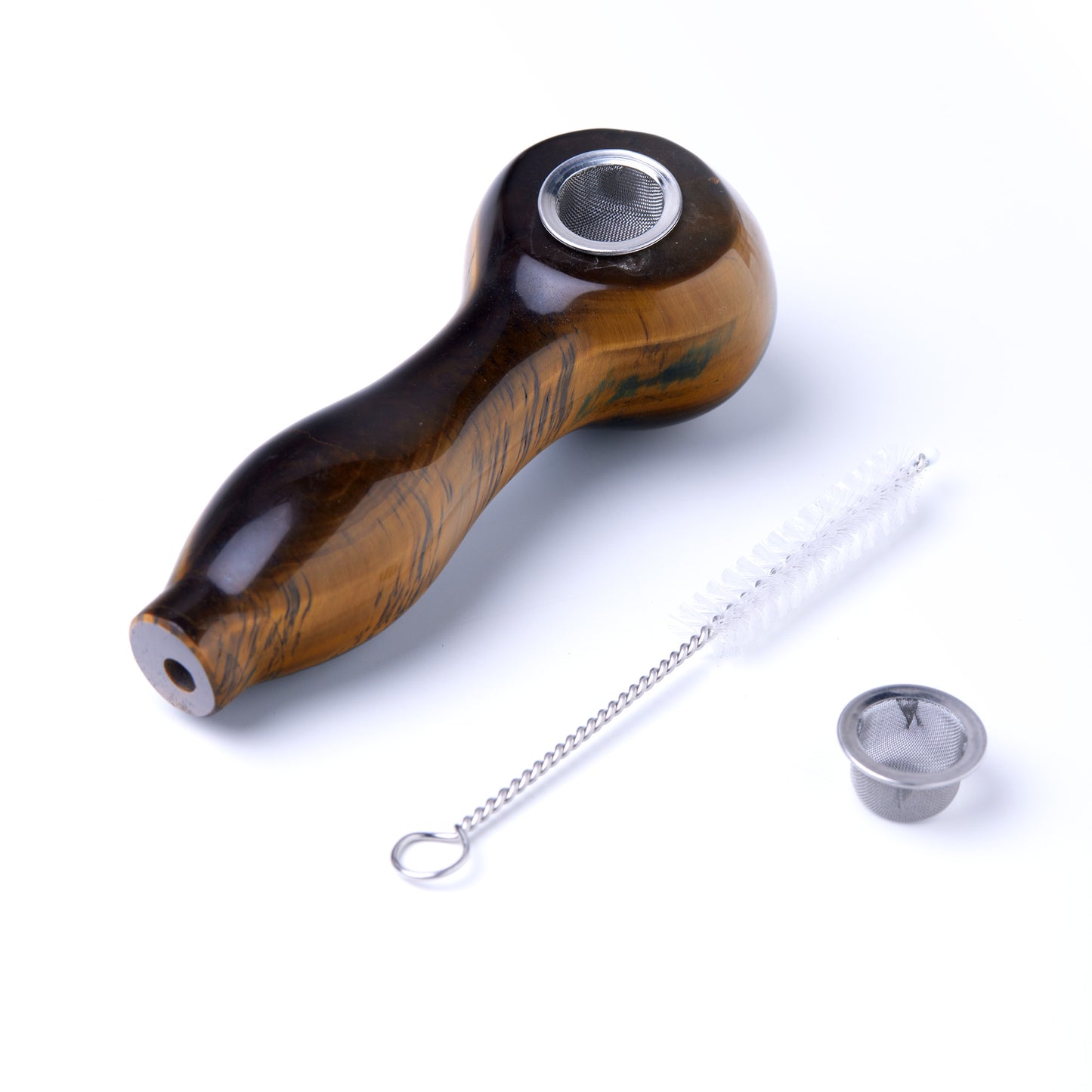 Tiger's Eye Gemstone Spoon