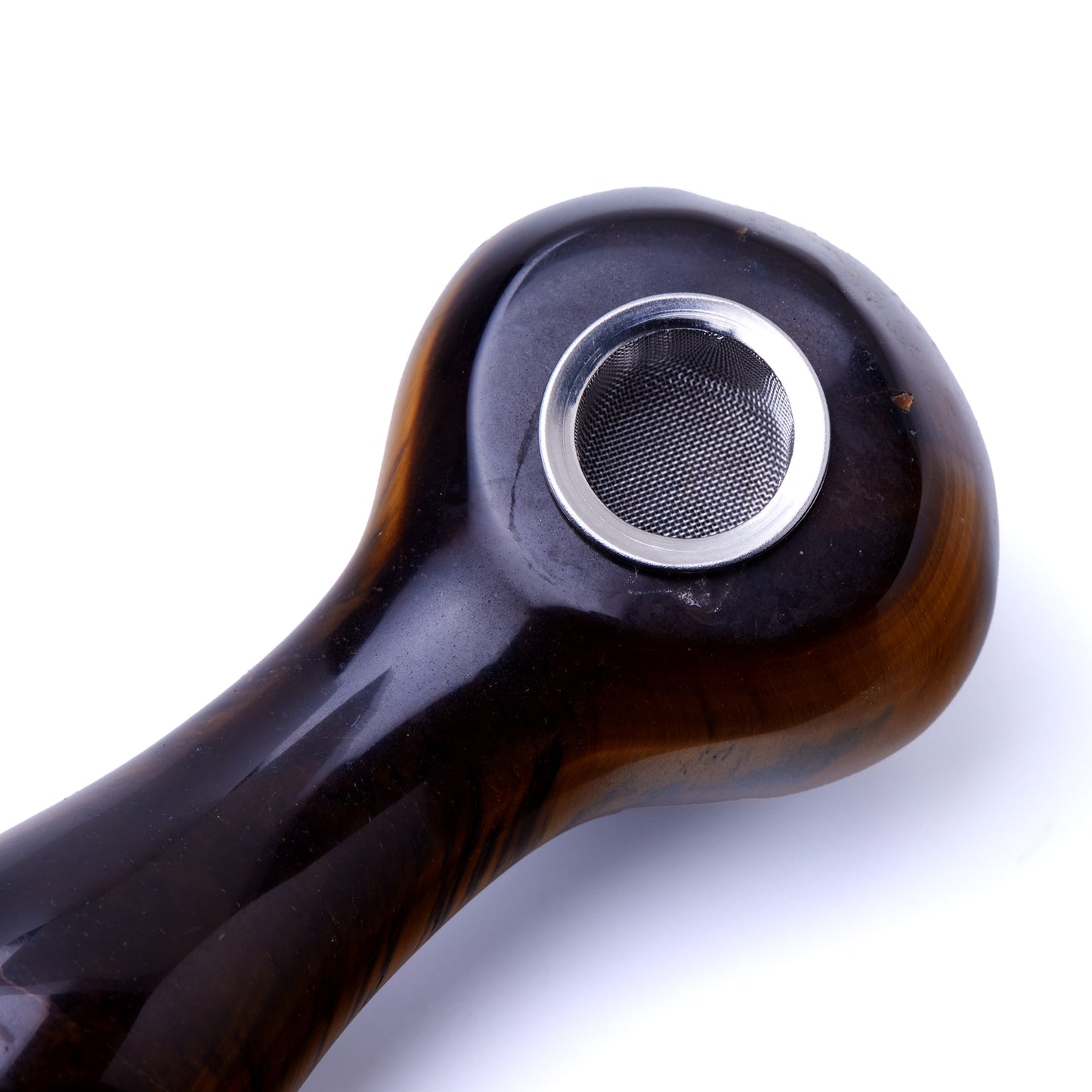 Tiger's Eye Gemstone Spoon