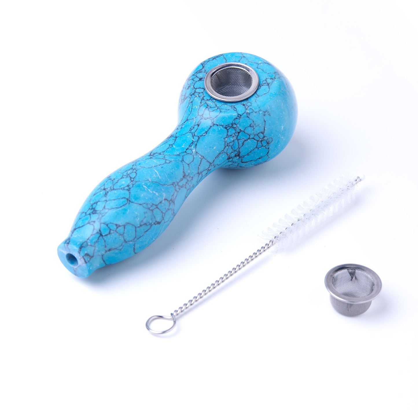 Blue Turquoise Gemstone Spoon