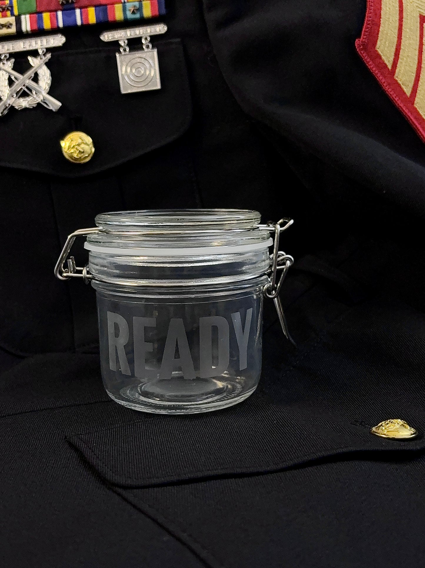 4-Pc Jar Set - Ready-Team-Fire-Assist Fireteam Stash Jars, 7oz