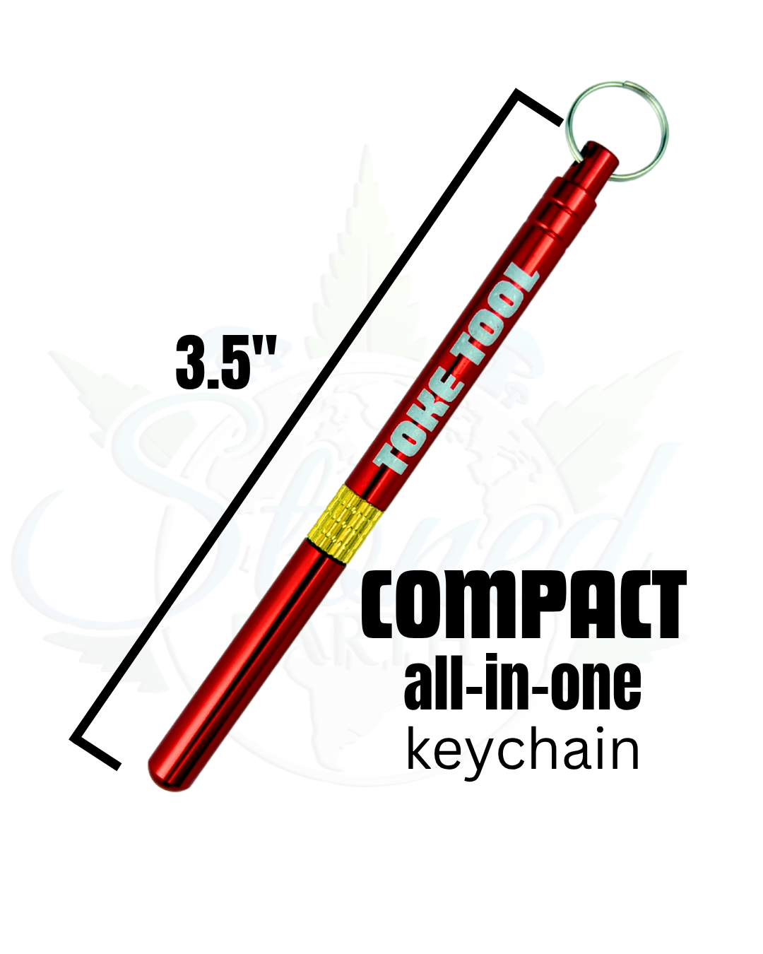 The NCO Edition Toke Tool - Pick, Pack, Scoop - All-in-One Keychain Accessory