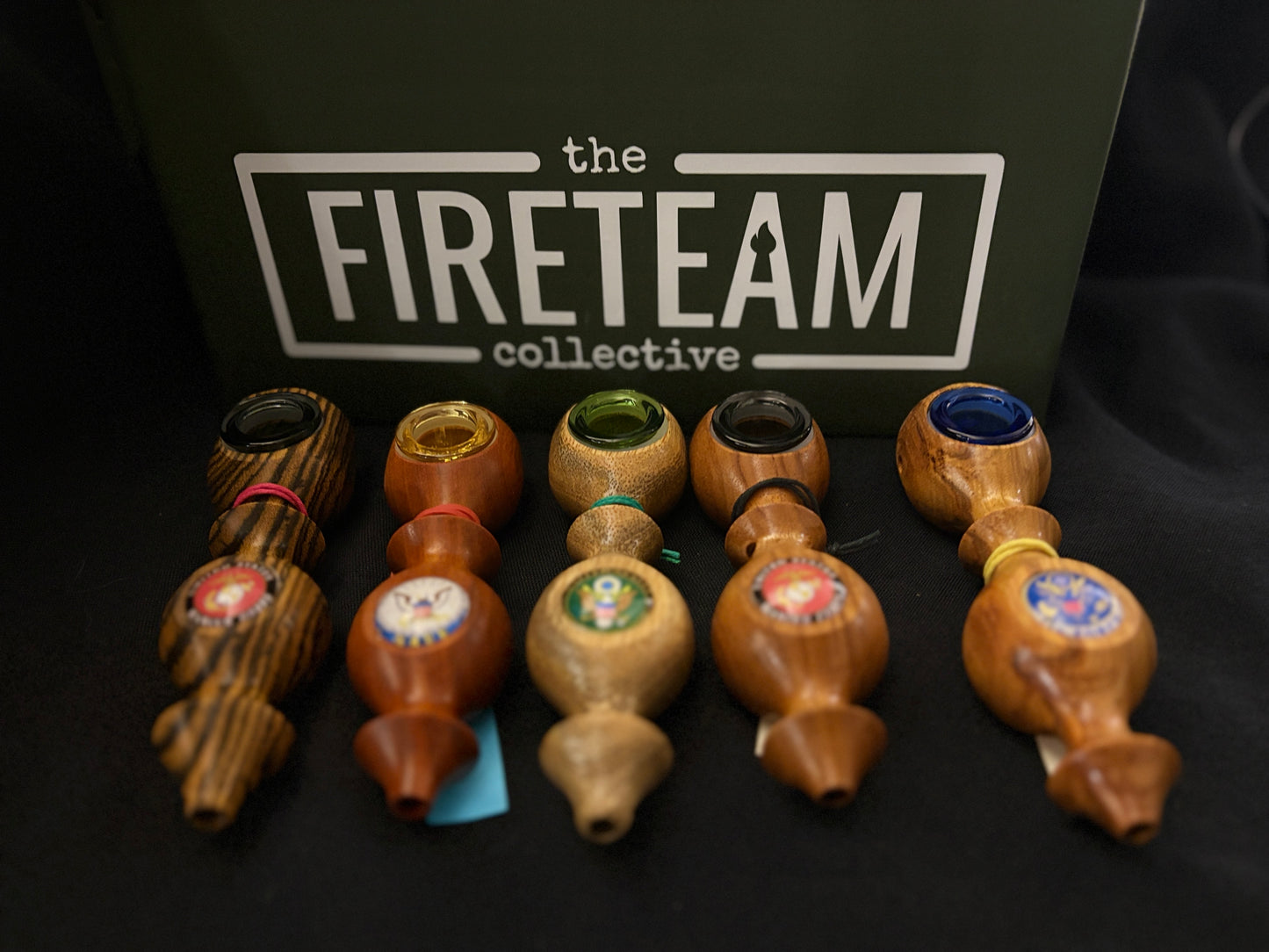 Marine Corps Edition II -  5.5" Handcrafted South American Tornillo Wood Piece - The Fireteam Collective