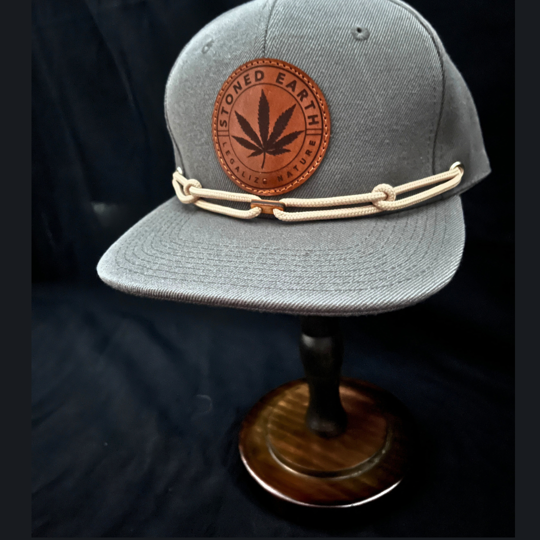 Legalize Nature Leather Patch Snap Back