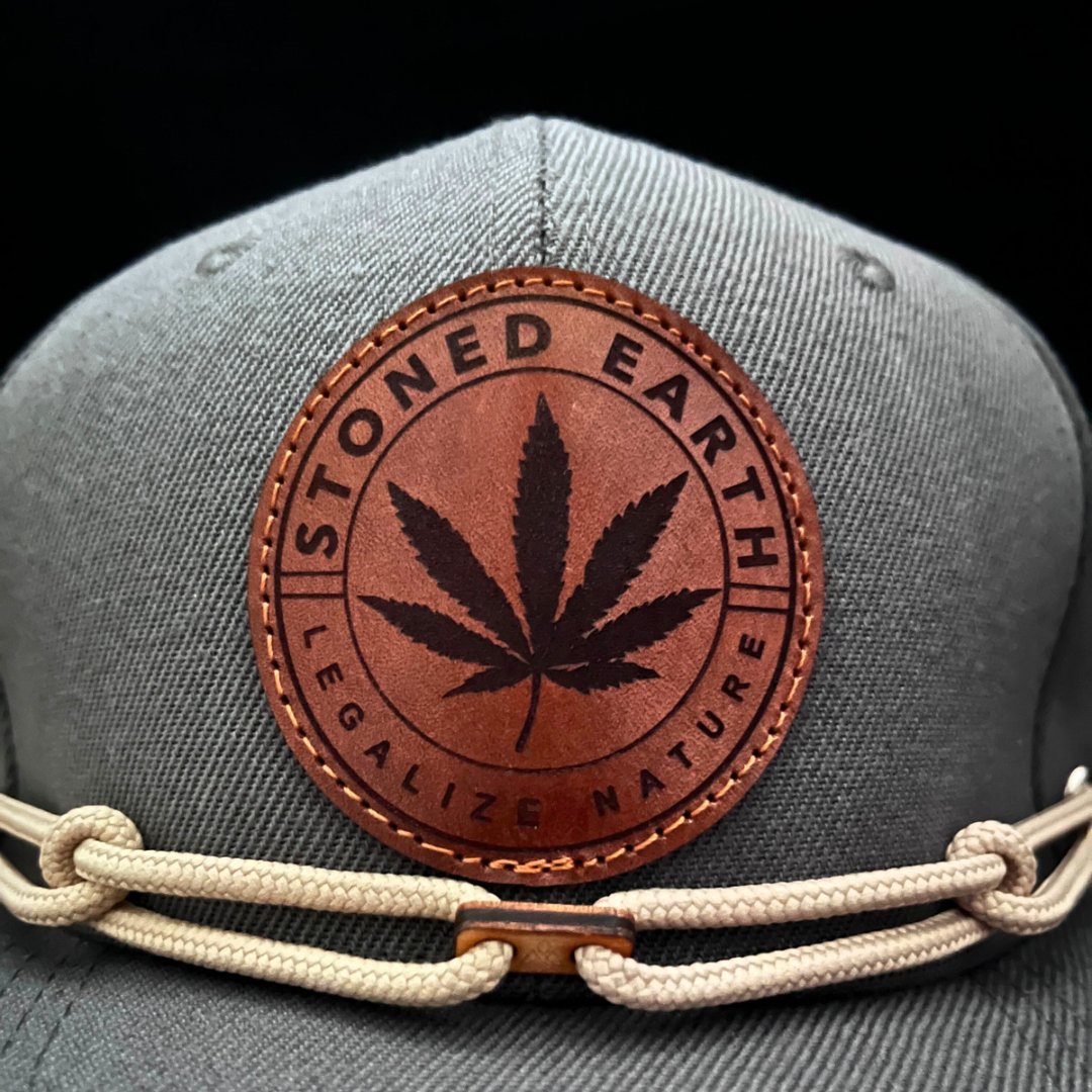 Legalize Nature Leather Patch Snap Back