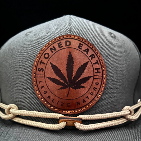 Legalize Nature Leather Patch Snap Back