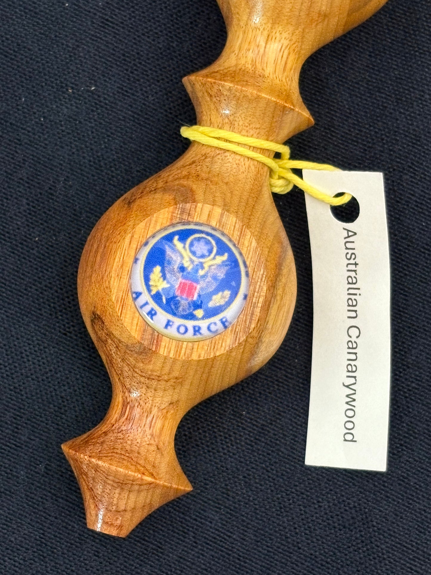 Air Force Edition -  5.5" Handcrafted Canarywood Wood Piece - The Fireteam Collective