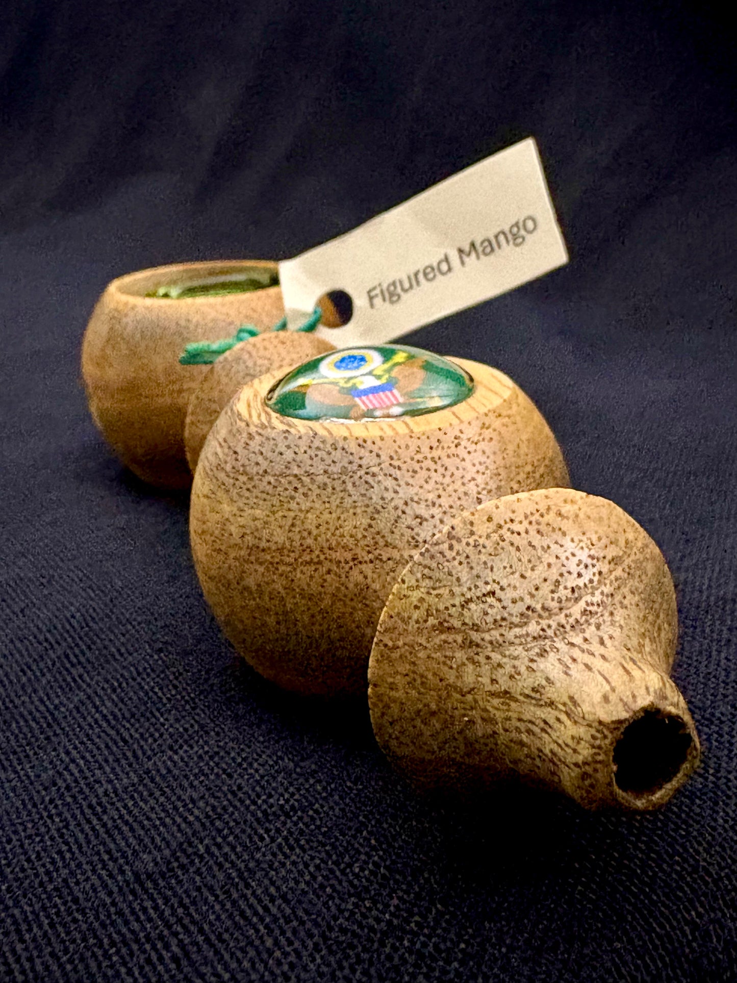 Army Edition -  5.5" Handcrafted Figured Mango Wood Piece - The Fireteam Collective