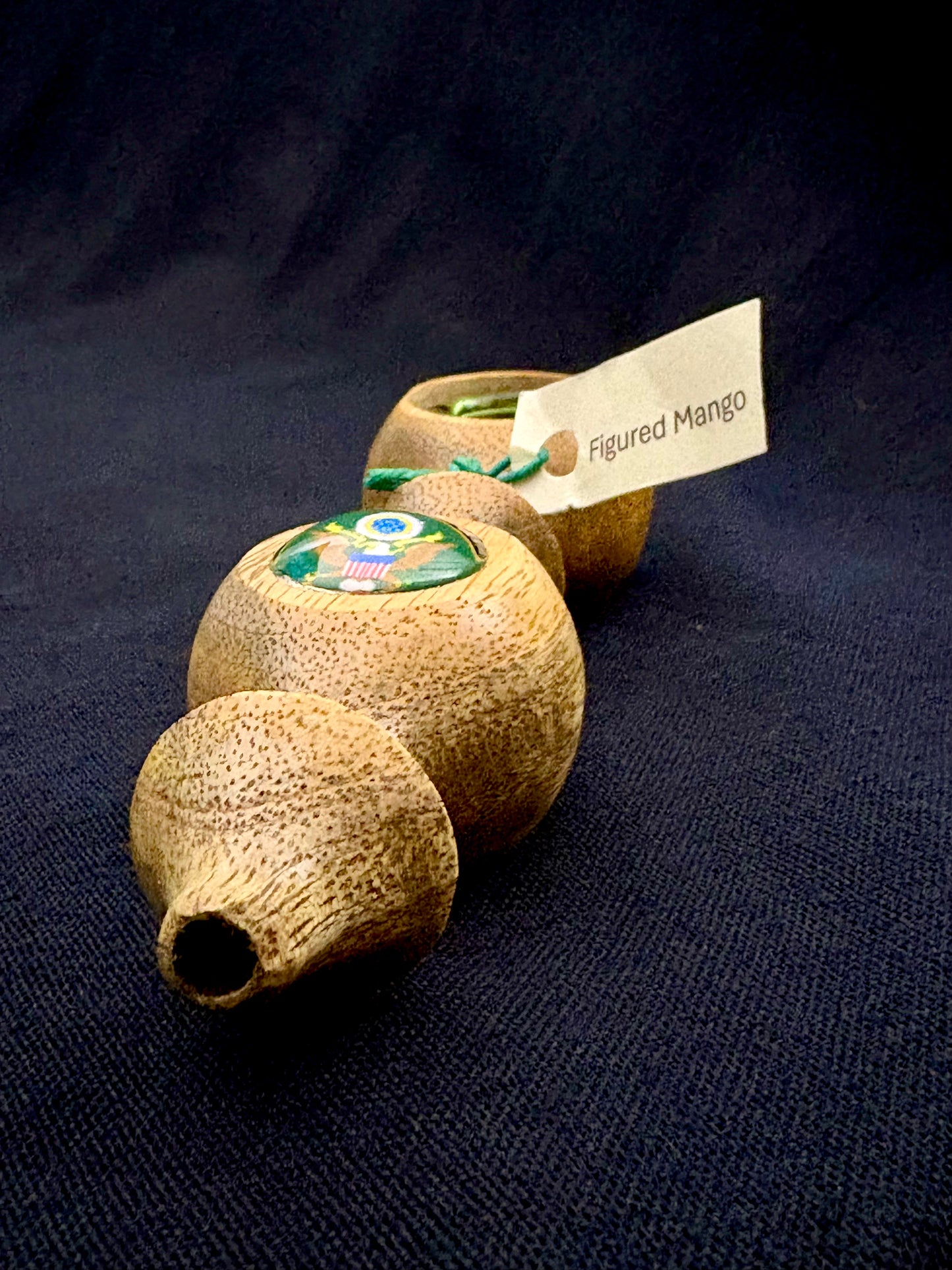 Army Edition -  5.5" Handcrafted Figured Mango Wood Piece - The Fireteam Collective