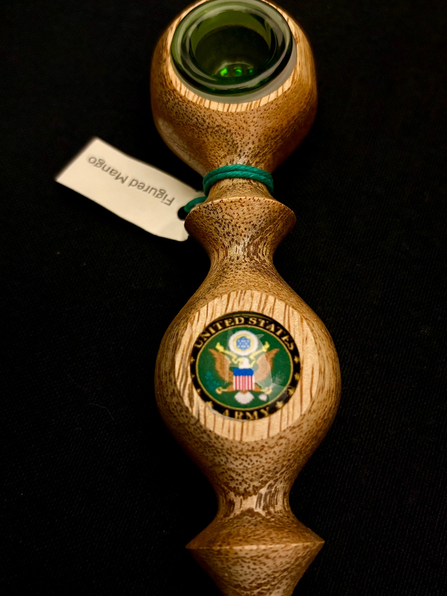 Army Edition -  5.5" Handcrafted Figured Mango Wood Piece - The Fireteam Collective