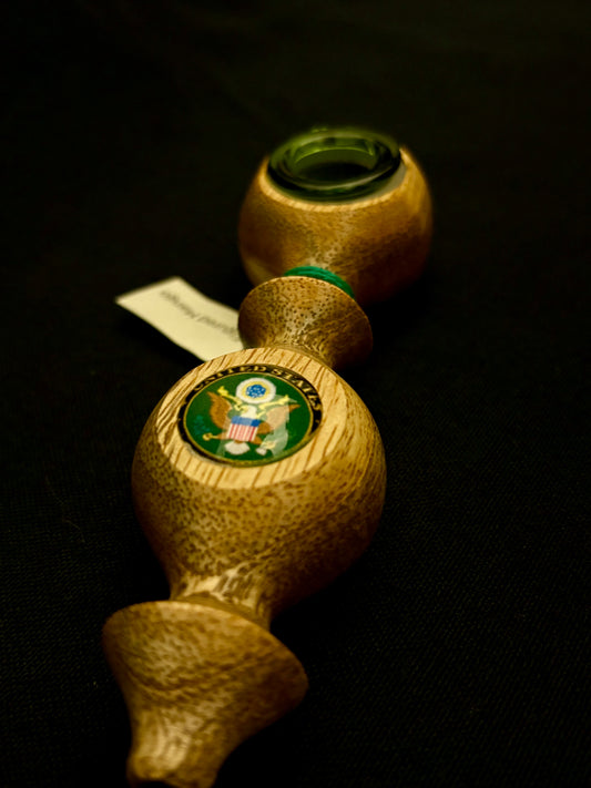 Army Edition -  5.5" Handcrafted Figured Mango Wood Piece - The Fireteam Collective