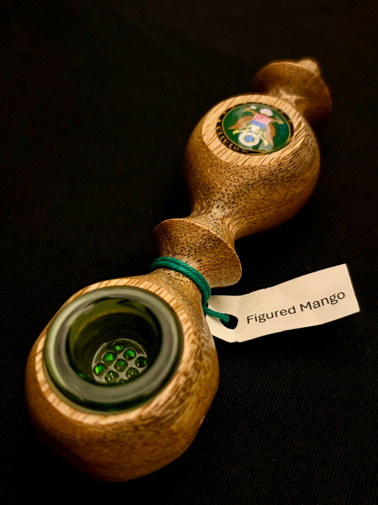 Army Edition -  5.5" Handcrafted Figured Mango Wood Piece - The Fireteam Collective