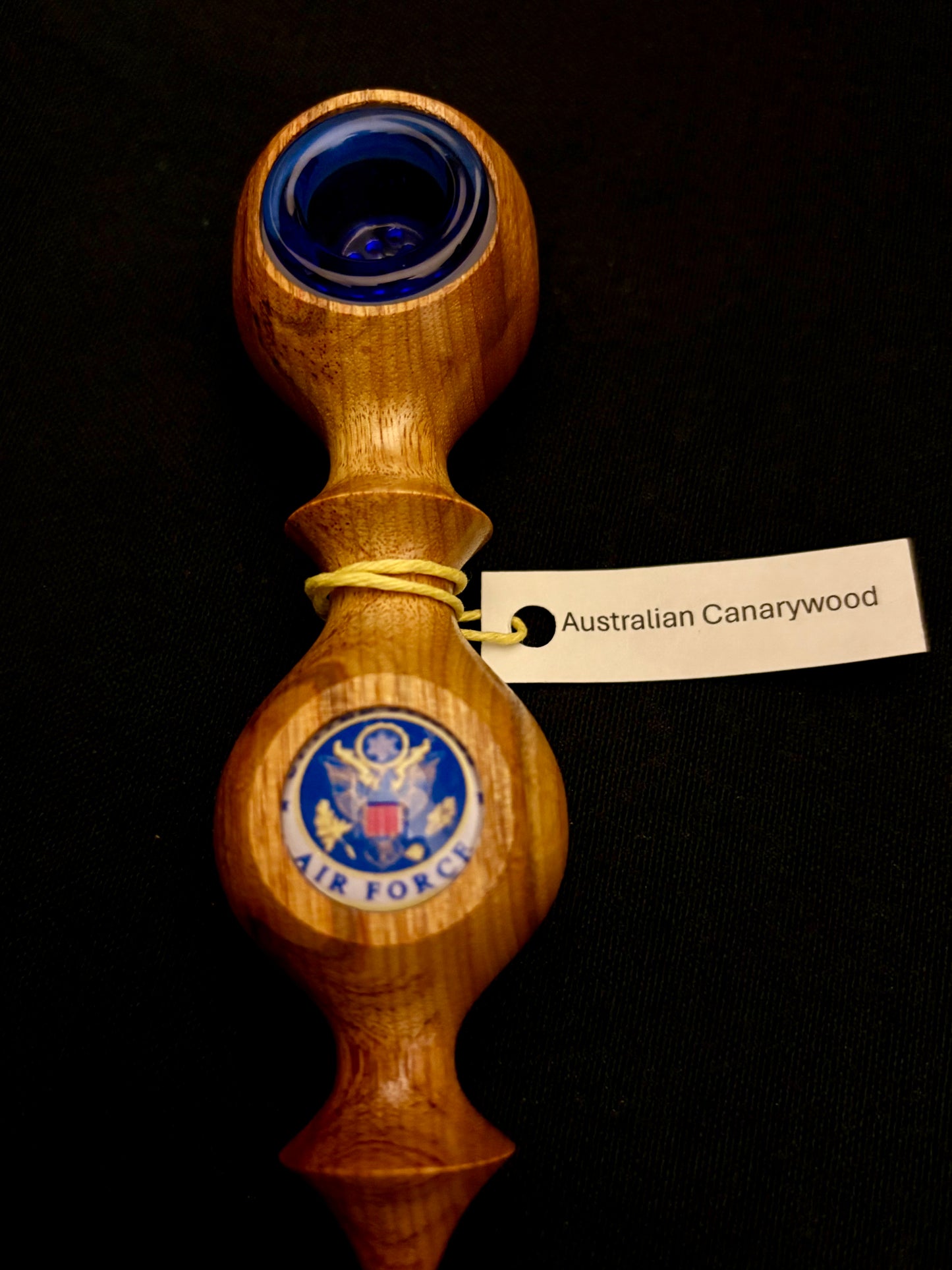 Air Force Edition -  5.5" Handcrafted Canarywood Wood Piece - The Fireteam Collective