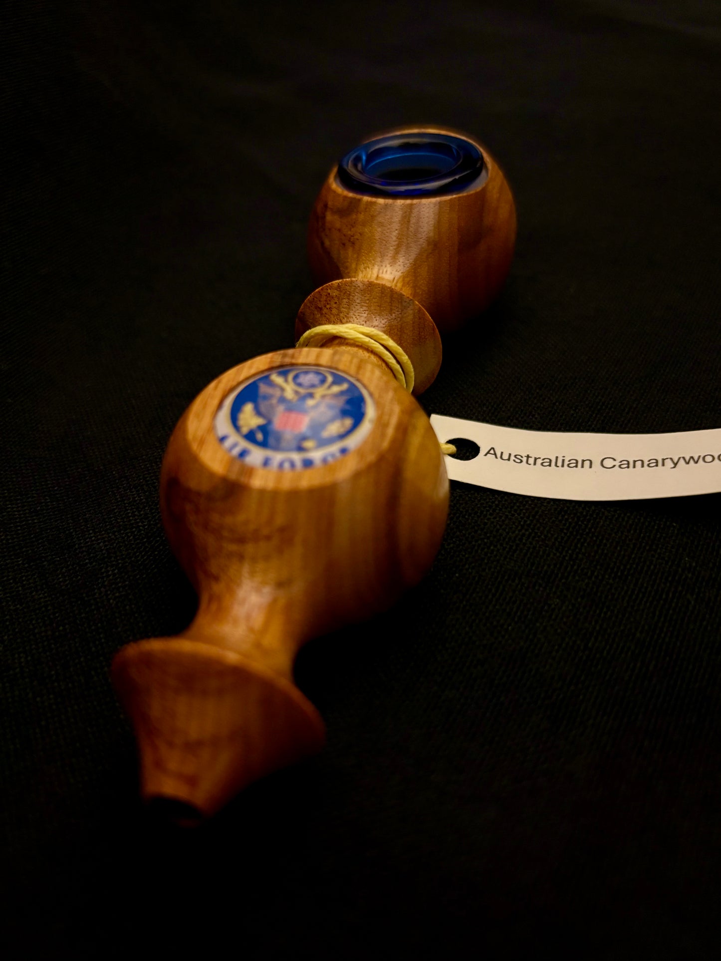 Air Force Edition -  5.5" Handcrafted Canarywood Wood Piece - The Fireteam Collective
