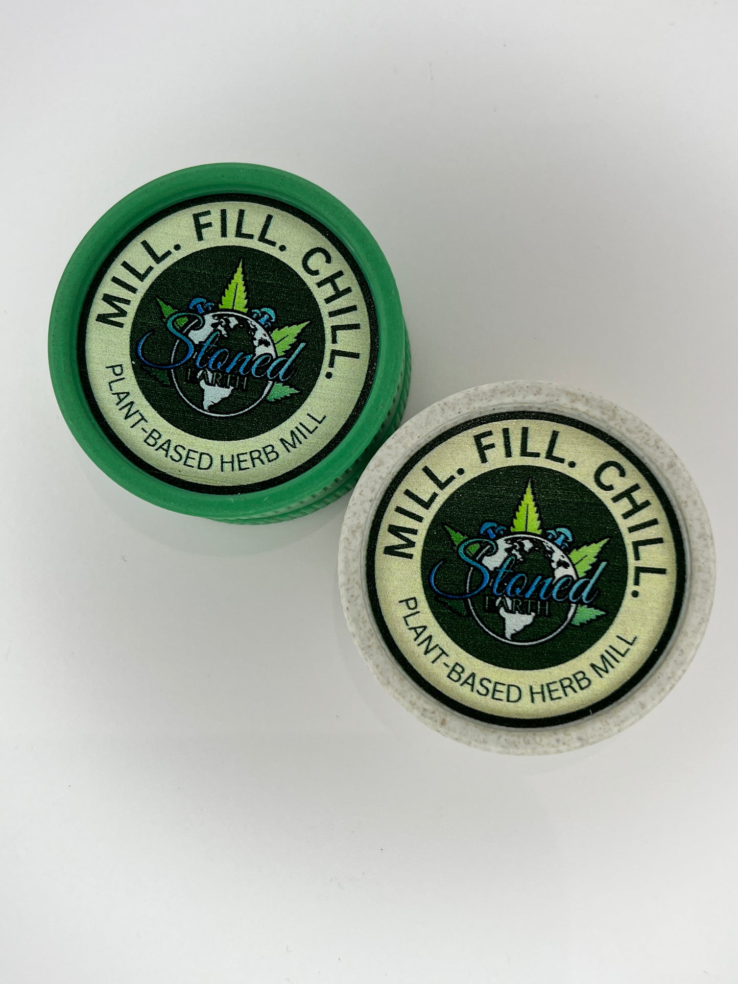 Biodegradable, 2-pc Hemp-based Herb Mill/Grinder (2-PACK)