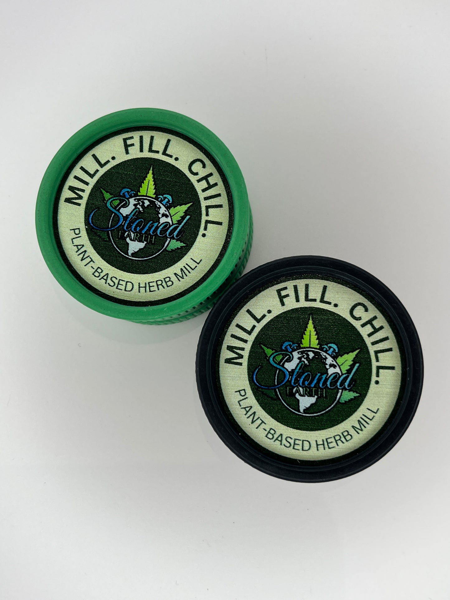 Biodegradable, 2-pc Hemp-based Herb Mill/Grinder (2-PACK)