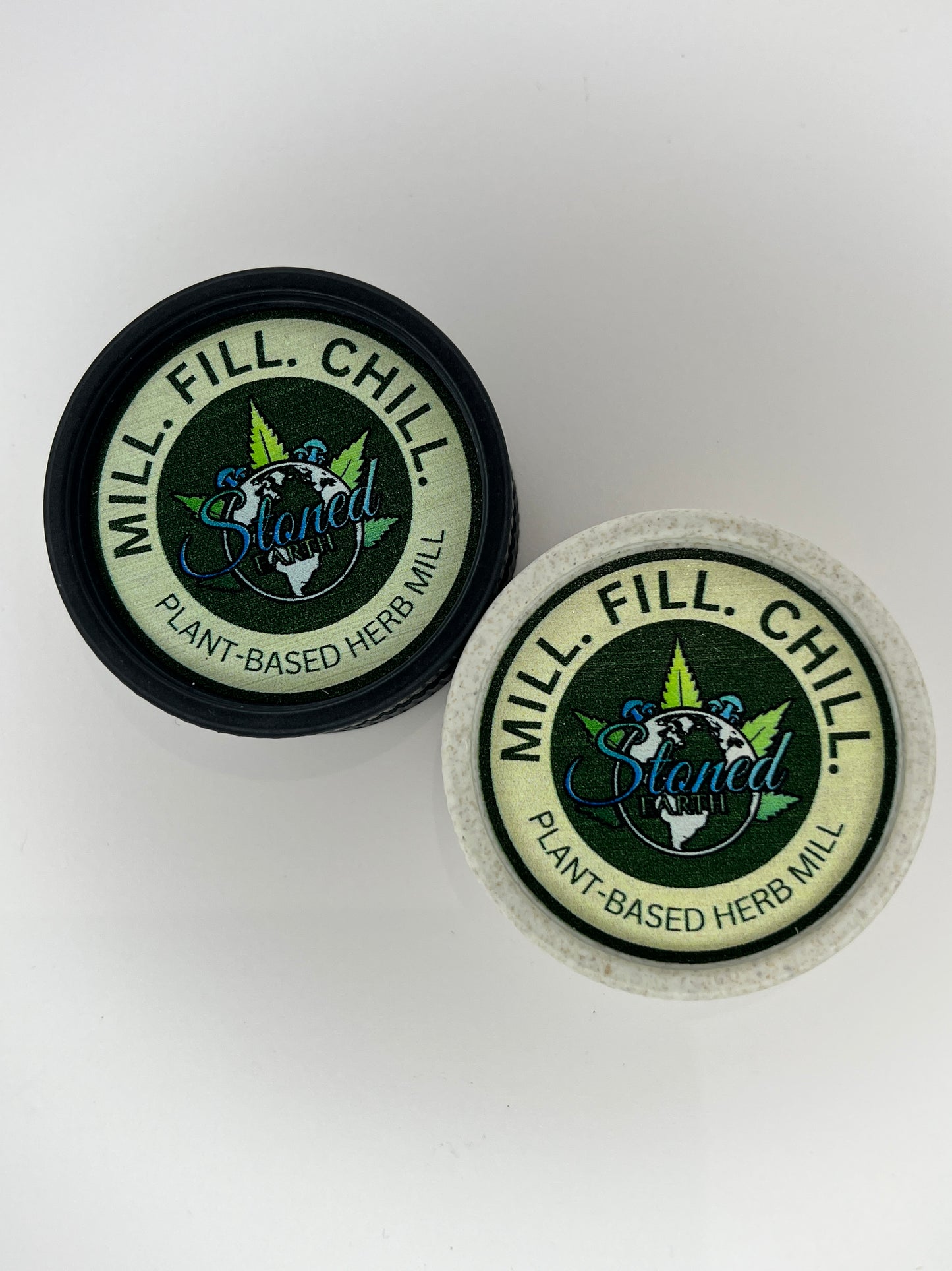 Biodegradable, 2-pc Hemp-based Herb Mill/Grinder (2-PACK)