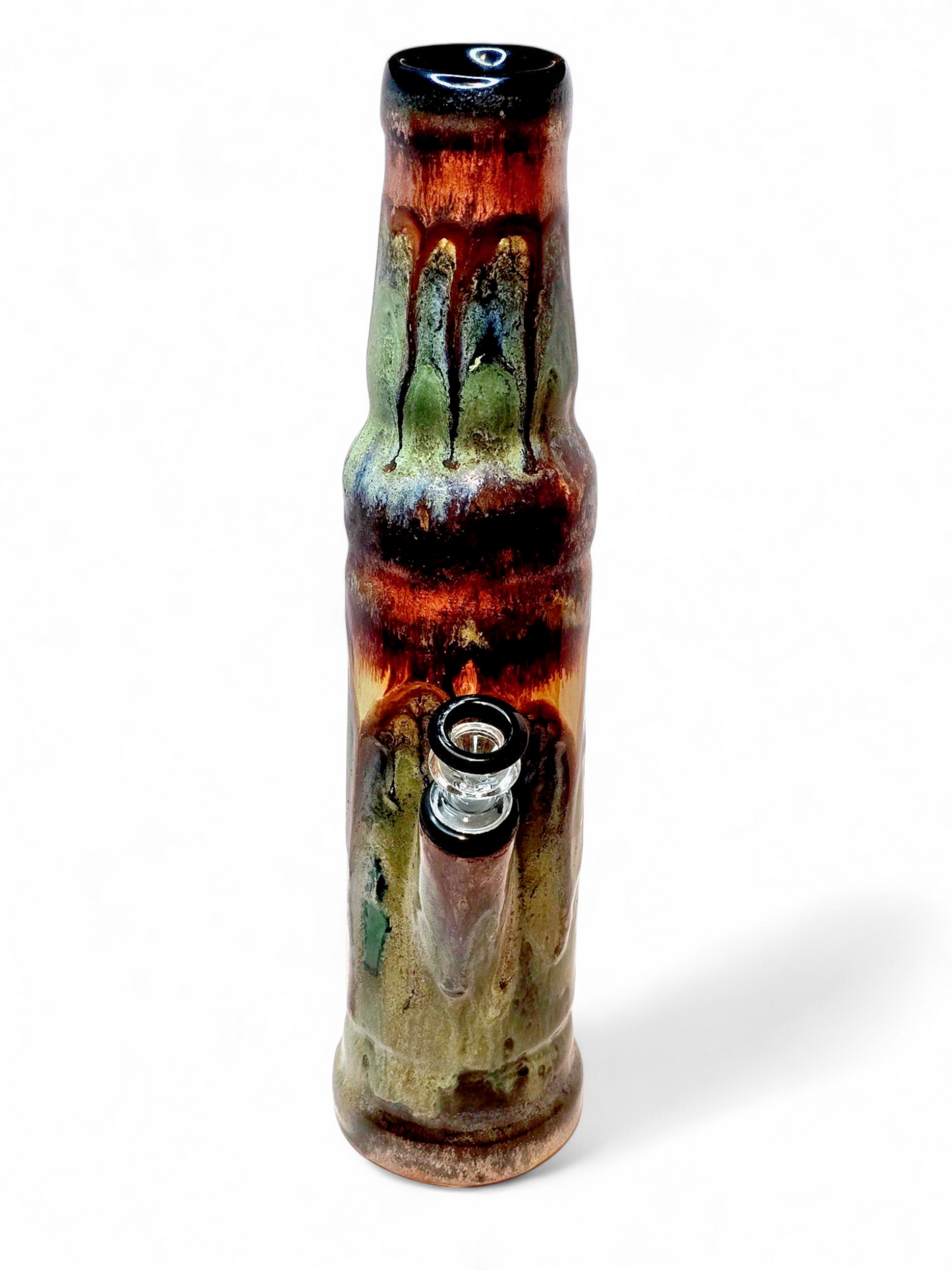 Green Legalize Nature Ceramic Bong - Lady Liberty Stoned Earth x Berkshire Bongs