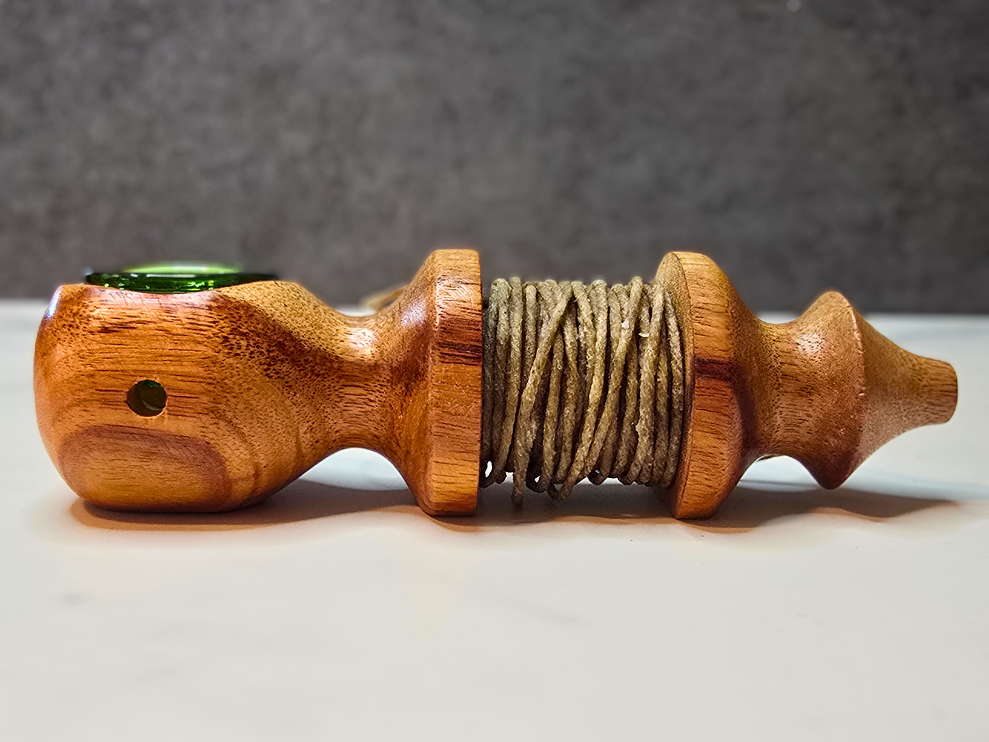 Australian Canarywood Hempwick Pipe