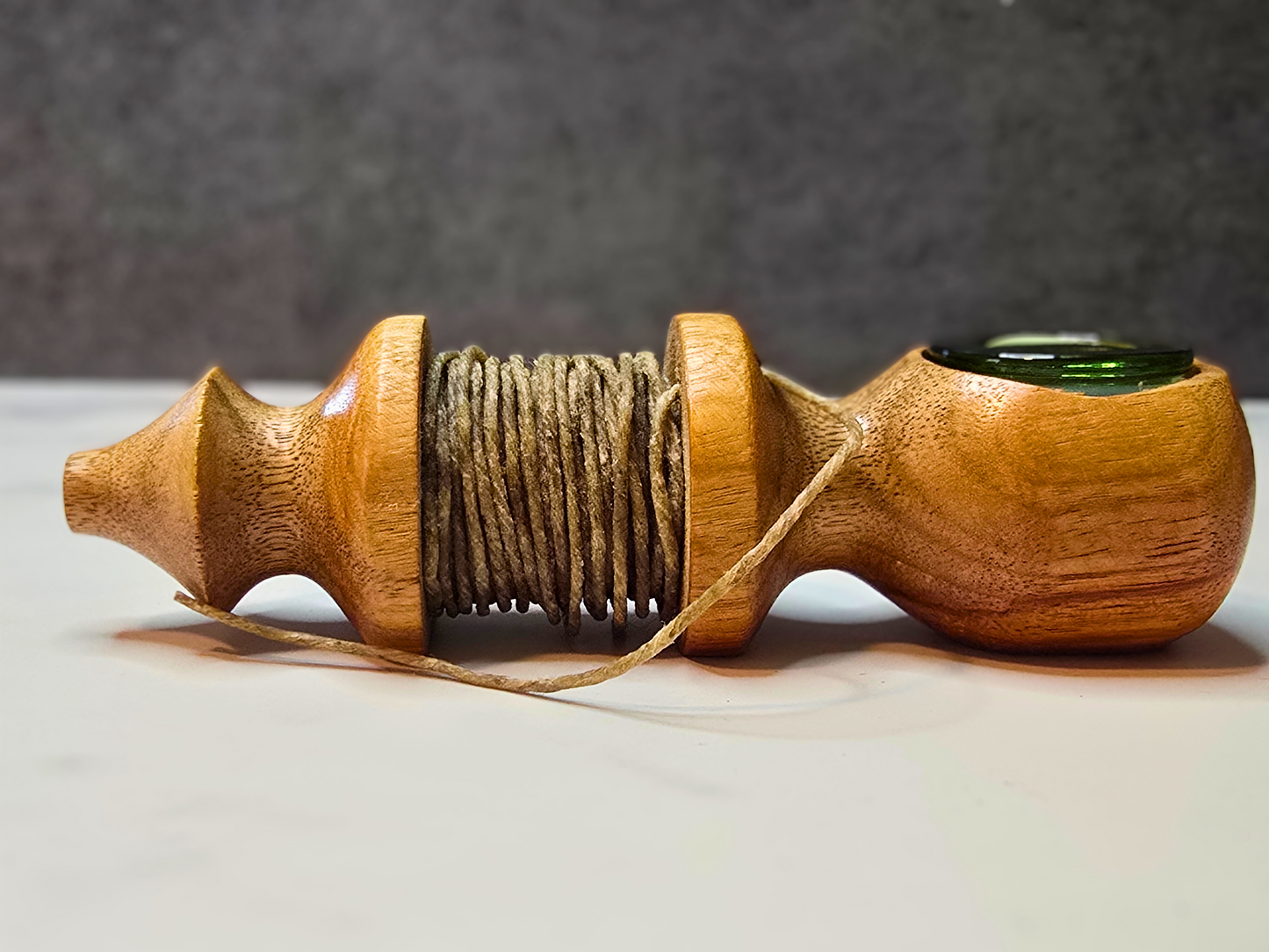 Australian Canarywood Hempwick Pipe